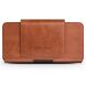 Кожаный чехол QIALINO Leather Case для смартфонов диагональю до 6.9 дюймов - Brown. Фото 2 из 8