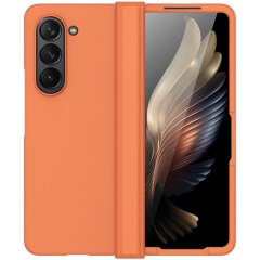 Пластиковий чохол Deexe Hinge Case для Samsung Galaxy Fold 6 - Orange