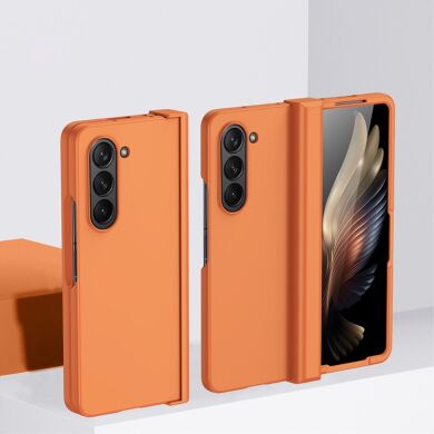 Пластиковий чохол Deexe Hinge Case для Samsung Galaxy Fold 6 - Orange