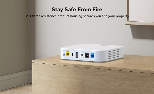 Портативне джерело живлення для роутера MARSRIVA KP4 18W DC 5V/9V/12V (10000mAh) - White