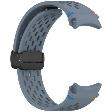 Ремешок Deexe Astra Strap для Samsung Galaxy Watch 4 / 4 Classic / 5 / 5 Pro / 6 / 6 Classic / 7 / FE - Blue