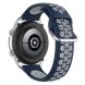 Ремешок Deexe Dual Color для Samsung Galaxy Watch 3 (41mm) - Dark Blue / Grey. Фото 4 из 5