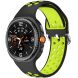 Ремешок Deexe Dual Color для Samsung Galaxy Watch 8 (40/44mm) / 8 Classic - Black / Green. Фото 2 из 6
