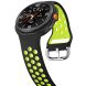 Ремешок Deexe Dual Color для Samsung Galaxy Watch 8 (40/44mm) / 8 Classic - Black / Green. Фото 4 из 6