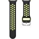 Ремешок Deexe Dual Color для Samsung Galaxy Watch 8 (40/44mm) / 8 Classic - Black / Green. Фото 5 из 6