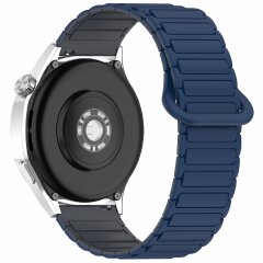 Ремешок Deexe Flexible Fit для часов с шириной крепления 20 мм - Midnight Blue / Grey