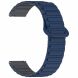 Ремешок Deexe Flexible Fit для часов с шириной крепления 20 мм - Midnight Blue / Grey. Фото 3 из 9