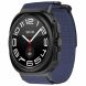 Ремінець Deexe Magic Tape для Samsung Galaxy Watch Ultra (47mm) - Midnight Blue