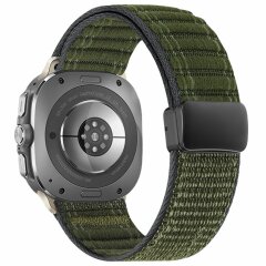 Ремінець Deexe Nylon Strap для Samsung Galaxy Watch Ultra (47mm) / Ultra (2025) - Army Green
