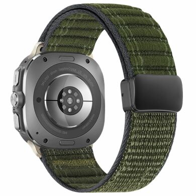 Ремінець Deexe Nylon Strap для Samsung Galaxy Watch Ultra (47mm) / Ultra (2025) - Army Green