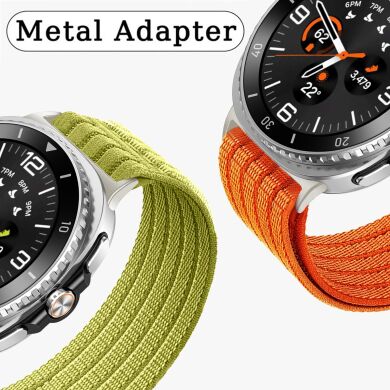 Ремешок Deexe Soft Weave для Samsung Galaxy Watch 8 (40/44mm) / 8 Classic - Orange