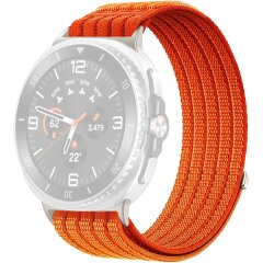 Ремешок Deexe Soft Weave для Samsung Galaxy Watch 8 (40/44mm) / 8 Classic - Orange