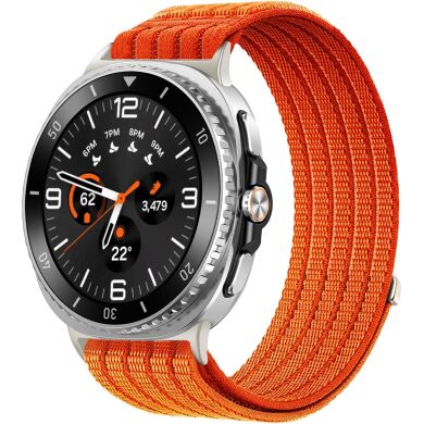 Ремешок Deexe Soft Weave для Samsung Galaxy Watch 8 (40/44mm) / 8 Classic - Orange