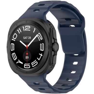 Ремінець Deexe Sport Series для Samsung Galaxy Watch Ultra (47mm) - Midnight Blue