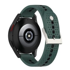 Ремешок Deexe Sport Style для часов с шириной крепления 20 мм - Black / Olive Green