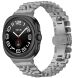 Ремінець Deexe Stainless Steel QuickFit для Samsung Galaxy Watch Ultra (2025) - Titanium