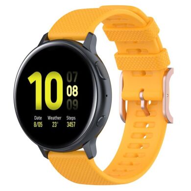 Ремешок UniCase Dot Pattern для Samsung Galaxy Watch 3 (41mm) - Yellow