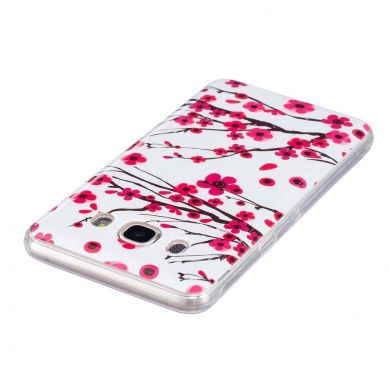 Силиконовый (TPU) чехол Deexe LumiCase Samsung Galaxy J5 2016 (J510) - Cherry Blossom