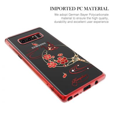 Пластиковый чехол KINGXBAR Diamond Flower для Samsung Galaxy Note 8 (N950) - Butterfly in Flowers