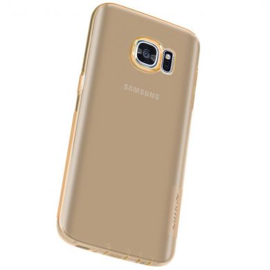 Силиконовая накладка NILLKIN Nature TPU 0.6mm для Samsung Galaxy S7 (G930) - Gold