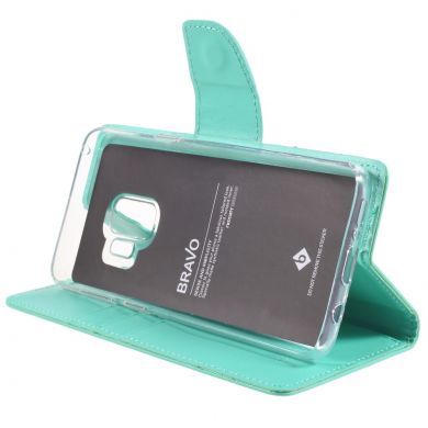 Чохол-книжка MERCURY Bravo Diary для Samsung Galaxy S9 (G960), Бірюзовий
