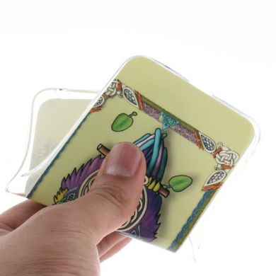 Силиконовый (TPU) чехол Deexe Life Style для Samsung Galaxy A6+ 2018 (A605) - Cool Owl