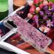 Силіконовий (TPU) чохол Deexe Liquid Glitter для Samsung Galaxy A13 5G (A136) / A04s (A047) - Rose Gold Hearts