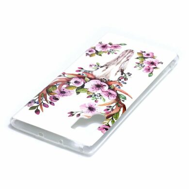 Силіконовий (TPU) чохол Deexe LumiCase для Samsung Galaxy Note 10+ (N975) - Flowered Elk