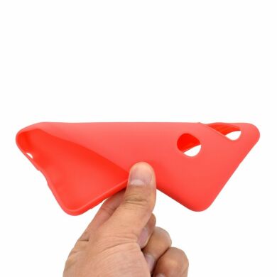 Силіконовий (TPU) чохол Deexe Matte Case для Samsung Galaxy A20e (A202) - Red