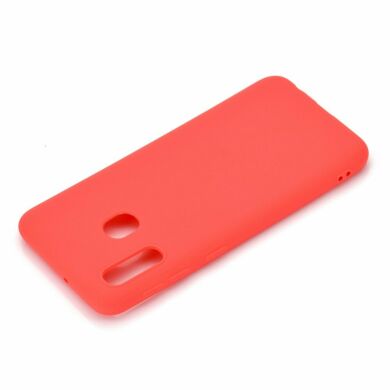 Силіконовий (TPU) чохол Deexe Matte Case для Samsung Galaxy A20e (A202) - Red