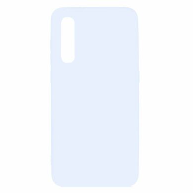 Силіконовий (TPU) чохол Deexe Matte Case для Samsung Galaxy A50 (A505) - White