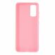 Силіконовий (TPU) чохол Deexe Matte Case для Samsung Galaxy S20 (G980) - Pink