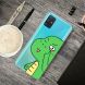 Силиконовый (TPU) чехол Deexe Pretty Glossy для Samsung Galaxy A51 (А515) - Green Dinosaur. Фото 2 из 4