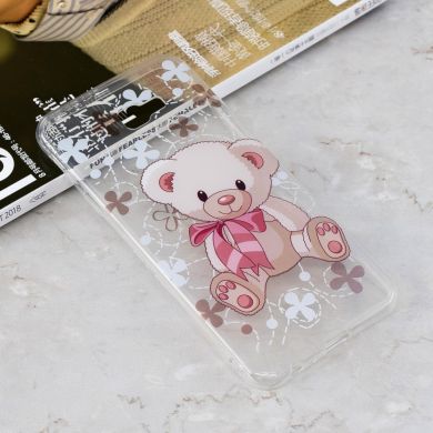 Силіконовий (TPU) чохол Deexe Pretty Glossy для Samsung Galaxy J4+ (J415), Adorable Bear
