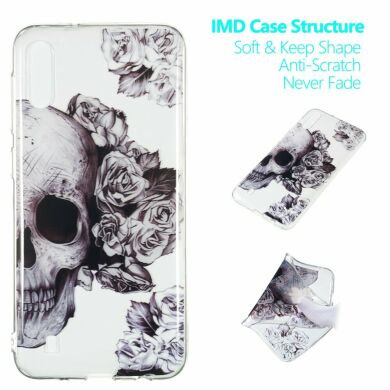 Силиконовый (TPU) чехол Deexe Pretty Glossy для Samsung Galaxy M10 (M105) - Cool Skull