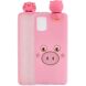 Силиконовый (TPU) чехол UniCase 3D Pattern для Samsung Galaxy A02s (A025) - Pink Pig. Фото 1 из 6