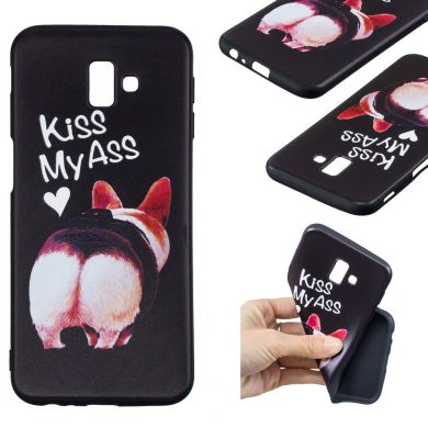 Силіконовий (TPU) чохол UniCase Color Style для Samsung Galaxy J6+ (J610), Kiss My Ass