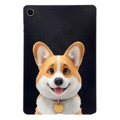 Защитный чехол Deexe Animal Series для Samsung Galaxy Tab A9 Plus (X210/216) - Corgi