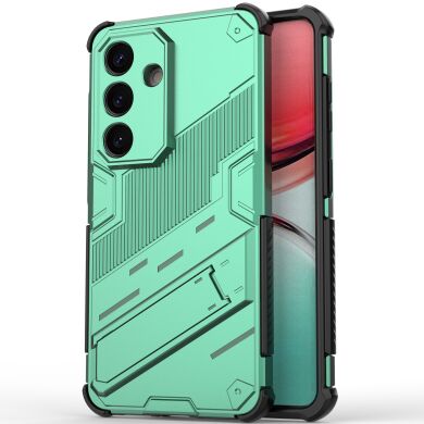 Защитный чехол Deexe Bibercas для Samsung Galaxy S26 Plus (S947) - Green