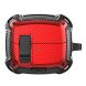 Защитный чехол Deexe Carbon Shield для Samsung Galaxy Buds 3 / Buds 3 Pro - Black / Red. Фото 1 из 9