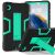 Защитный чехол Deexe Color Kickstand для Samsung Galaxy Tab A11 (X130/135) - Black / Green