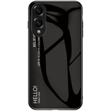 Защитный чехол Deexe Gradient Color для Samsung Galaxy S25 Edge (S937) - Black