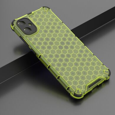 Захисний чохол Deexe Honeycomb Series для Samsung Galaxy A05 (A055) - Green