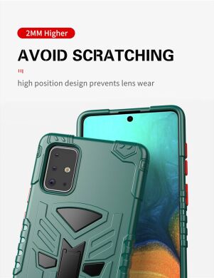 Защитный чехол Deexe King Kong Series для Samsung Galaxy A71 (A715) - Blue