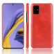 Защитный чехол Deexe Leather Back Cover для Samsung Galaxy A71 (A715) - Red. Фото 1 из 6