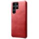 Захисний чохол Deexe Leather Back Cover для Samsung Galaxy S24 Ultra - Red