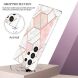 Защитный чехол Deexe Marble Pattern для Samsung Galaxy S24 Ultra - White / Pink. Фото 3 из 6