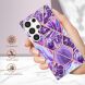 Защитный чехол Deexe Marble Pattern для Samsung Galaxy S24 Ultra - Light Purple. Фото 4 из 6