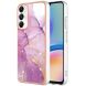 Захисний чохол Deexe Marble Style для Samsung Galaxy A05s (A057) - Light Purple