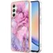 Защитный чехол Deexe Marble Style для Samsung Galaxy A24 (A245) - Rose. Фото 1 из 8